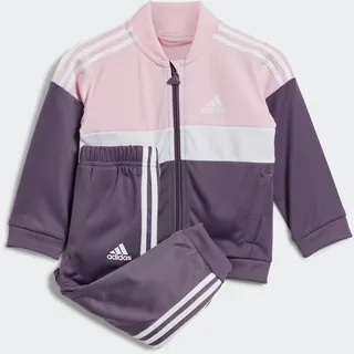 adidas Sportswear Trainingsanzug »TIBERIO 3-STREIFEN COLORBLOCK SHINY KIDS«, (2 tlg.), bunt