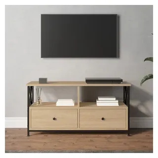 vidaXL TV-Schrank Sonoma-Eiche 90x33x45 cm Holzwerkstoff & Eisen