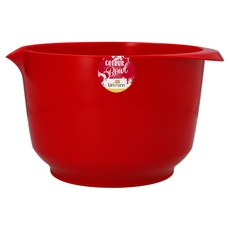 Birkmann, Colour Bowls, Rühr- und Servierschüssel, 4,0 Liter, kratzfest, standfest, nachhaltig, rot