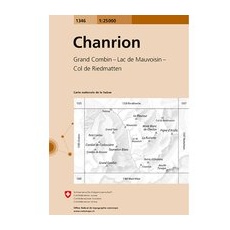 Swisstopo Chanrion 1346 Landeskarte 1:25 000 - One Size