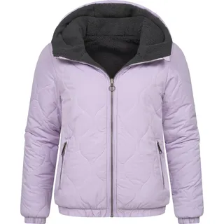 Wendejacke RAGWEAR "Winterjacke Qaria", Damen, Gr. XL, lila (lavender), Obermaterial: 70% Polyester PES. 30% Nylon NY.  Obermaterial: Futter: 100% Polyester PES. 100% Polyester PES., gerade hüftbedeckend, hoch geschlossener Ausschnitt, eng elastischer Bund, Jacken Wendejacke, ultraleichte 2-in-1 Damen Winterjacke mit Kapuze