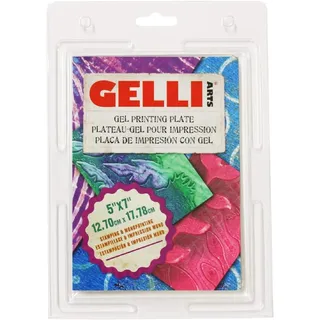 Gelli Arts GL5x7 Druck Teller 5 x 7 Zoll, Synthetic Material, druchsichtig, 12.70 cm x 17.78 cm