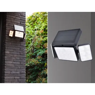 Tuda Solar Wall 3 Light Lutec Connect - Schwarz