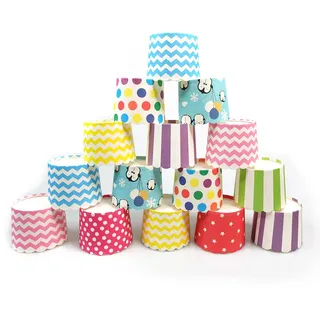 Keysui 100 Stück Papier Cupcake Dessert Muffinform Papier Muffin Cases