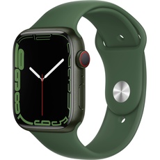 Bild Watch Series 7 GPS + Cellular 45 mm Aluminiumgehäuse grün, Sportarmband klee