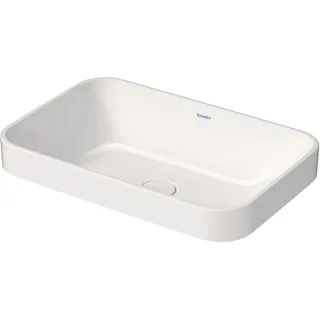 Duravit Happy D.2 Plus Aufsatzbecken 600 x 40 cm, weiß