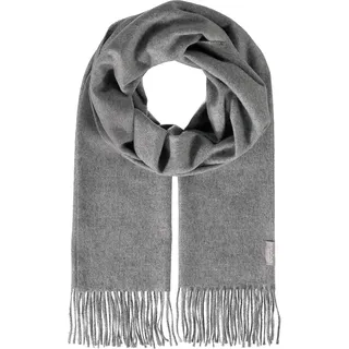 FRAAS Schal Pure Cashmere Scarf with Fringes Mid Grey grau - Grau