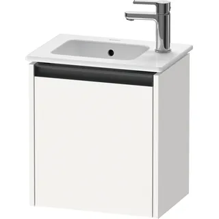Duravit Ketho.2 Waschtischunterbau wandhängend, 1 Tür, Anschlag links, 410x440x292mm, K25060L18180000, Farbe: Weiß Matt Dekor