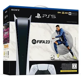 Sony PlayStation 5 - Digital Edition - inkl. FIFA 23 (Download Code) - Bundle - Weiß