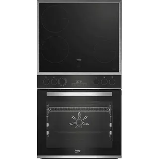 Beko BBUM13340XMPEF Pyrolyse, Einbauherdset (Induktion, A+, 72 l)