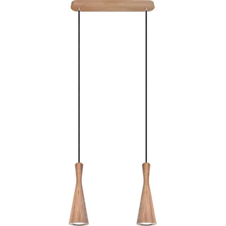 Xxxl Pendelleuchte , Eichefarben , Holz , Eiche , 2.5x150x37 cm , Lampen & Leuchten, Innenbeleuchtung, Hängeleuchten, Pendelleuchten