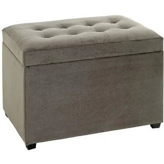 Haku-Möbel HAKU Möbel Sitztruhe 52827 anthrazit Holz 58,0 cm