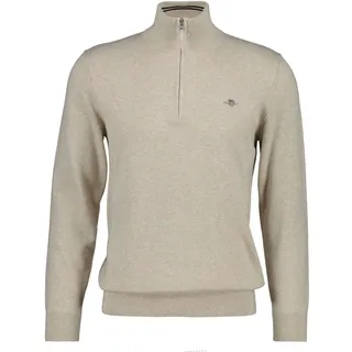 GANT Halbzippullover Oat Melange XL