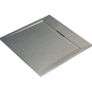 Ideal Standard Ultra Flat S Quadrat-Duschwanne 90 x 90 cm Mineralguss Quarzgrau (T5227FS)