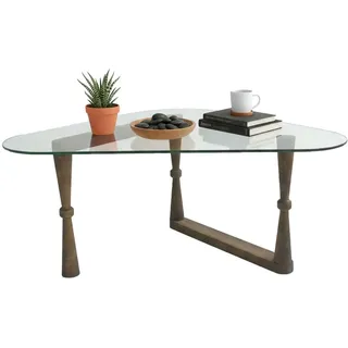 Dmora Couchtisch Alaris, 96x81x41h cm, Braun