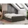 MKS Boxspringbett 200x200 mit Bettkasten Bett mit Multipocket Matratze H3 Topper Polsterbett 200x200 mit Bettkasten Kopfteil Boxspringbett mit Matratze H3 RICO 200x200 Dunkelgrau Velvet H3 Grau