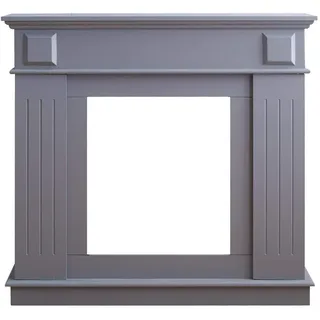 Mobili Rebecca Kaminumrandung Holzwerkstoff 100 x 109 x 26 cm Grau