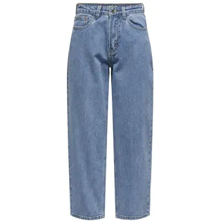 ONLY Damen Onlemily Hw Mom Crop DNM Bf Mae443, Medium Blue Denim, 29W x 32L