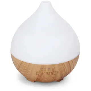 Flintronic Aroma Diffuser, 100ml Ultraschall Luftbefeuchter Aromatherapie Öle Diffusor, Duftöl Diffuser, Diffusor für Ätherische Öle mit 7 farbigem LED Licht und Automatischer Abschaltfunktion