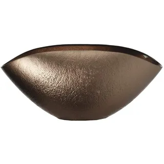 LEONARDO Schale Como 28 x 14 cm Glas Braun Bronze
