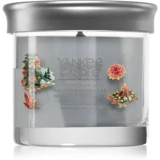 Yankee Candle Woodland Weekend Memories Duftkerze 122 g grau
