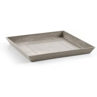 Ecopots Untersetzer quadratisch Braungrau 43 cm