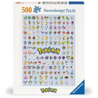 Ravensburger Puzzle 12000511 - Die ersten 151 Pokémon - 500 Teile Pokémon Puzzle für Erwachsene und (500 Teile)