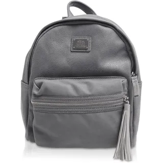 s.Oliver (Bags) 39.508.94.2630 39.508.94.2630 Damen Rucksackhandtaschen 22x27x8 cm (B x H x T), Grau (Pearl Grey 9464)