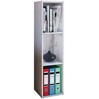 VCM Mendas Aktenregal 34 x 29 x 107 cm Weiß