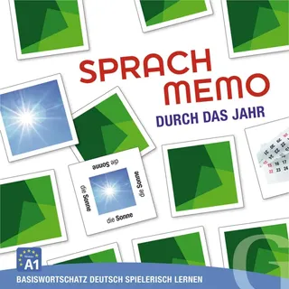 SPRACHMEMO Durch das Jahr: Basiswortschatz Deutsch spielerisch Lernen/Sprachspiel