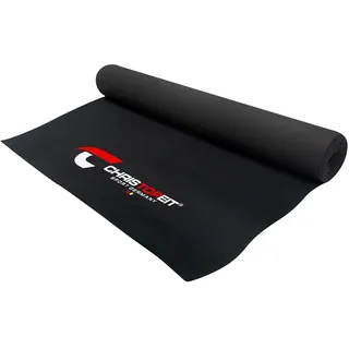 Christopeit Bodenschutzmatte M - für Heimtrainer und Kleinfitnessgeräte - Schwarz