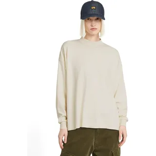 G-Star Moto Logo Langarm-T-Shirt Eggnog M