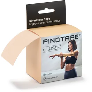 PINOTAPE Classic Kinesiologie Tape Light Beige 5 cm x 5 m