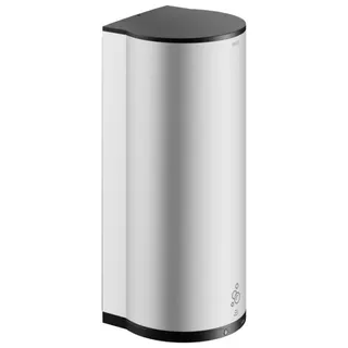 KEUCO PLAN Sensor-Seifenspender für Flüssigseife, LED-Füllstandanzeige, 1100ml, 14986170037, Farbe: Aluminium silber-eloxiert / schwarz