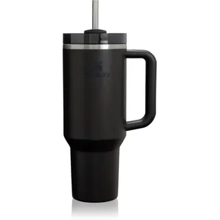 Stanley Quencher H2.O FlowStateTM Tumbler Edelstahlbecher mit Strohhalm groß Black 1180 ml
