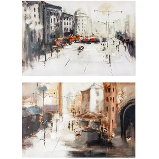 ENCUENTRA TU ESTILO Leinwandbild 2 er Set City