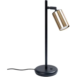 Tischlampe WINX schwarz/gold 1xGU10 10W Stahl 44x15x13cm Sollux Lighting - Schwarz