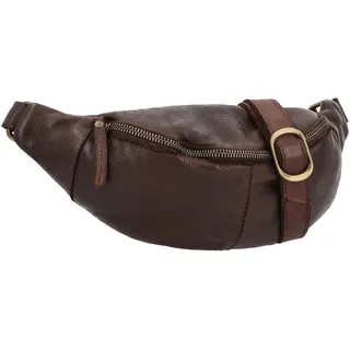 Gusti Bauchtasche Leder Cillian – Hüfttasche Herren & Damen aus Rindsleder – Stylische Bauchtasche Echtleder für Festival & Freizeit