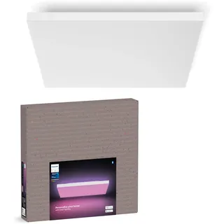 Philips Hue Datura smarte Panelleuchte (quadratisch 60 x 60 cm), weißes & farbiges Licht, Bluetooth kompatibel, Sprachsteuerung mit Alexa, Apple Home & Google Assistant