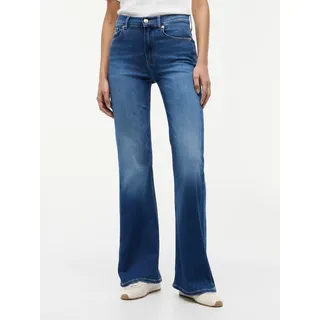 Tommy Hilfiger Damen, Jeans Hose Katy Flare Fit, blau (katy mid), 29W/30L