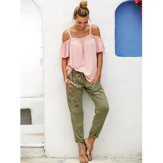 Inspirationen Carmenbluse, rosa