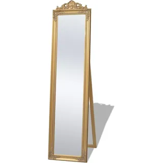 Möbel Standspiegel im Barock-Stil 160x40 cm Golden - Dekospiegel 243692 - Gold