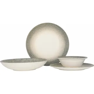 Bonna Geschirrset (Large) - Sway - 24 teilig - 6 Personen - Porzellan - Bunt