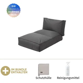 Blomus Bett S STAY Coal, inkl. GRATIS Schutzhülle & Reinigungsmittel