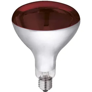 Kerbl Infrarotlampe (150 W, Wärmelampe für Schweine + Geflügel, Laufzeit max. 5000 Stunden, Lampensockel E27, Stalllampe) 22244