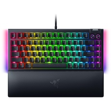 Bild BlackWidow V4 75% - Mechanische Hot Swap Gaming-Tastatur, US Englisch Schwarz