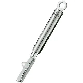 Rösle Pendelschäler Obst- und Gemüseschäler Edelstahl 18/10 19 cm Silber