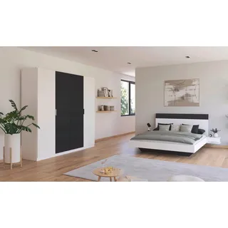 Rauch Schlafzimmer-Set »Monza« mit Drehtürenschrank Breite 226 cm, Bettanlage in 2 Breiten, weiß