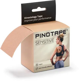 PINOTAPE Sport Sensitive Kinesiologie Tape Beige 5 cm x 5 m