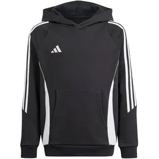 adidas Tiro 24 Kids Sweat Hoodie Black / White 128    